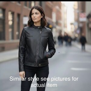 Made in Italy vegan leather jacket